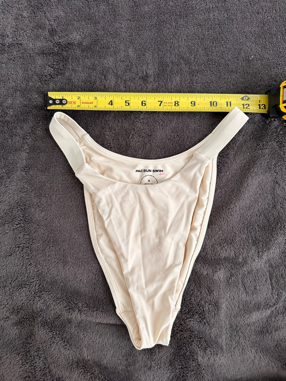 PacSun Cream Swim Bikini Bottoms